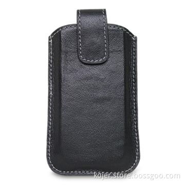 Mobile Phone Pouch for Apple's iPhone 4, Made of PU Material, Fine Workmanship in Paint Edge